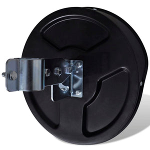 Galleria Design Convex Traffic Mirror PC Plastic Black 30 cm Outdoor