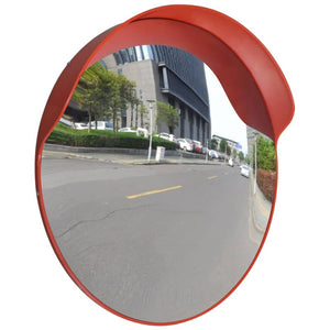 Galleria Design Convex Traffic Mirror PC Plastic Orange 60 cm Outdoor