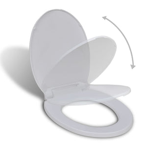 Galleria Design Soft-close Toilet Seat White Oval