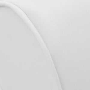 Galleria Design Chaise Longue White Faux Leather