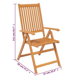 Galleria Design 7 Piece Outdoor Dining Set Solid Acacia Wood