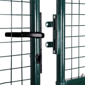 Galleria Design Double Door Fence Gate Powder-Coated Steel