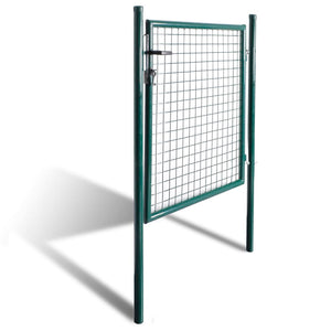 Galleria Design Single Door Fence Gate Powder-Coated Steel