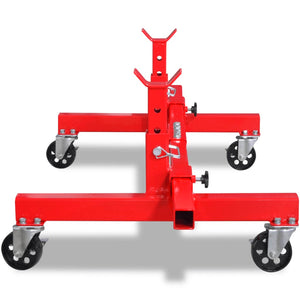 Galleria Design Mobile Axle Stand Red