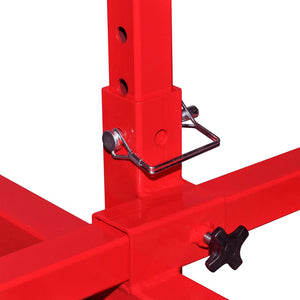 Galleria Design Mobile Axle Stand Red