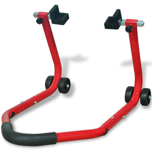 Galleria Design Motorcycle Rear Paddock Stand Red