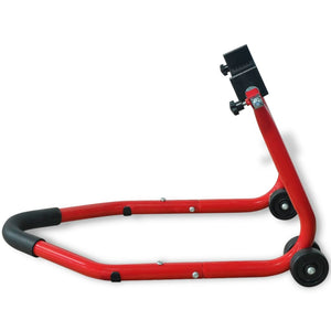Galleria Design Motorcycle Rear Paddock Stand Red