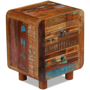 Galleria Design Night Cabinet Solid Reclaimed Wood 43x33x51 cm