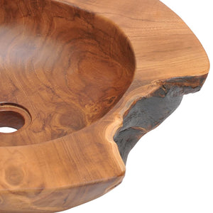 Galleria Design Basin Solid Teak 45 cm