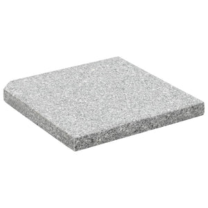Galleria Design Umbrella Weight Plates 4 pcs Grey Granite Square 100 kg