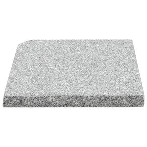Galleria Design Umbrella Weight Plates 4 pcs Grey Granite Square 100 kg