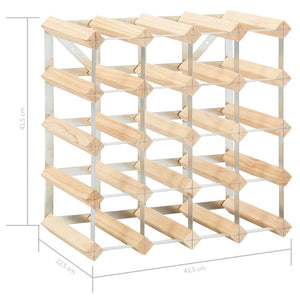 Galleria Design Wine Rack for 20 Bottles Solid Pinewood