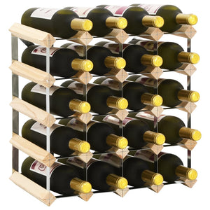 Galleria Design Wine Rack for 20 Bottles Solid Pinewood