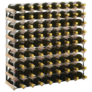Galleria Design Wine Rack for 72 Bottles Solid Pinewood
