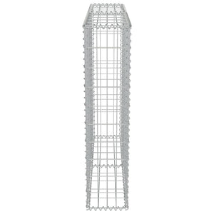 Galleria Design Gabion Wall with Covers Galvanised Steel 100x20x100 cm