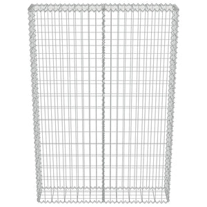 Galleria Design Gabion Wall with Covers Galvanised Steel 100x20x150 cm