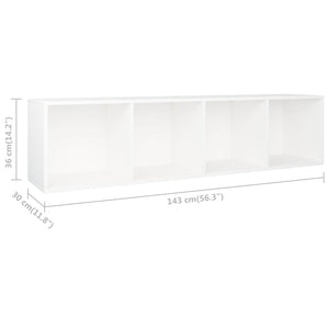 Galleria Design Book Cabinet/TV Cabinet Black 36x30x143 cm Engineered Wood