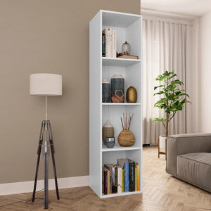 Galleria Design Book Cabinet/TV Cabinet Black 36x30x143 cm Engineered Wood
