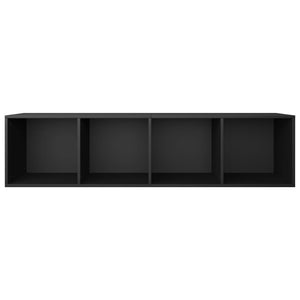 Galleria Design Book Cabinet/TV Cabinet Black 36x30x143 cm Engineered Wood