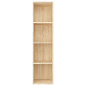 Galleria Design Book Cabinet/TV Cabinet Black 36x30x143 cm Engineered Wood