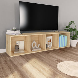 Galleria Design Book Cabinet/TV Cabinet Black 36x30x143 cm Engineered Wood
