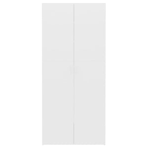 Galleria Design Shoe Cabinet White 80x35.5x180 cm Engineered Wood
