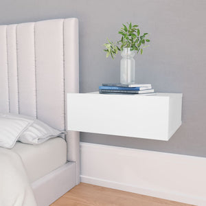 Galleria Design Floating Nightstands 2 pcs White 40x30x15cm Engineered Wood