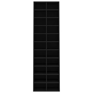 Galleria Design Shoe Cabinet Black 54x34x183 cm Engineered Wood