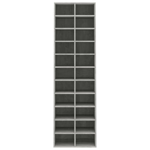 Galleria Design Shoe Cabinet Concrete Grey 54x34x183 cm Engineered Wood