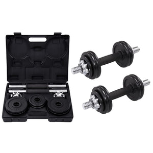 Galleria Design 19 Piece Dumbbell Set 15 kg Cast Iron