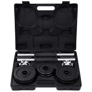 Galleria Design 19 Piece Dumbbell Set 15 kg Cast Iron