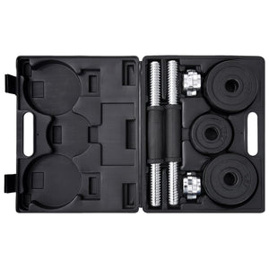 Galleria Design 19 Piece Dumbbell Set 15 kg Cast Iron