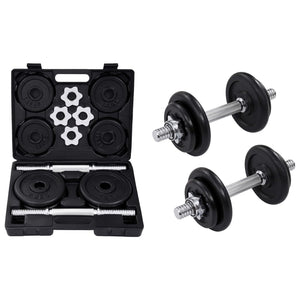 Galleria Design 15 Piece Dumbbell set 20 kg Cast Iron