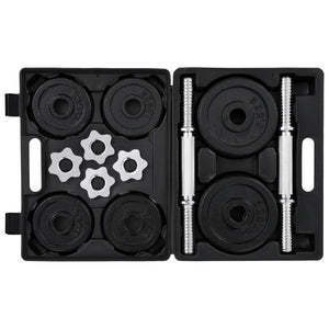 Galleria Design 15 Piece Dumbbell set 20 kg Cast Iron