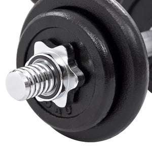 Galleria Design 15 Piece Dumbbell set 20 kg Cast Iron