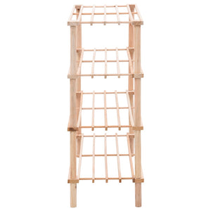 Galleria Design 4-Tier Shoe Rack Solid Fir Wood