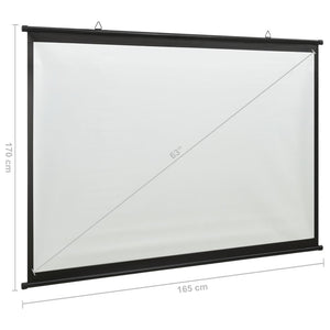 Galleria Design Projection Screen 89" 1:1