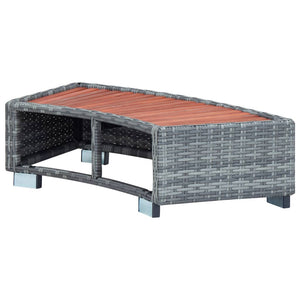 Galleria Design Spa Step Grey Poly Rattan 92x45x25 cm