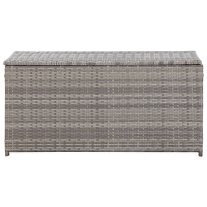 Galleria Design Garden Storage Box Poly Rattan 100x50x50 cm Grey