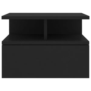 Galleria Design Floating Nightstands 2 pcs Black 40x31x27cm Engineered Wood