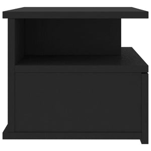 Galleria Design Floating Nightstands 2 pcs Black 40x31x27cm Engineered Wood