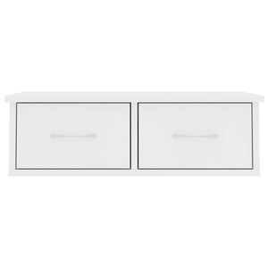 Galleria Design Wall-mounted Drawer Shelf White 60x26x18.5 cm Engineered Wood