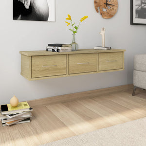 Galleria Design Wall-mounted Drawer Shelf Sonoma Oak 88x26x18.5 cm Engineered Wood