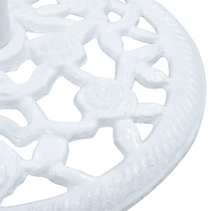 Galleria Design Umbrella Base White 12 kg 48 cm Cast Iron