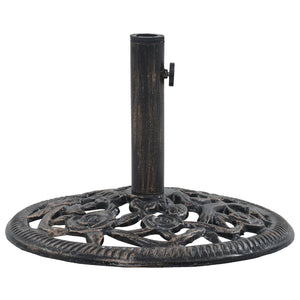 Galleria Design Umbrella Base Bronze 12 kg 48 cm Cast Iron