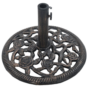 Galleria Design Umbrella Base Bronze 12 kg 48 cm Cast Iron