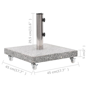 Galleria Design Parasol Base Granite 30 kg Square Grey