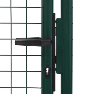 Galleria Design Fence Gate Steel 100x75 cm Green