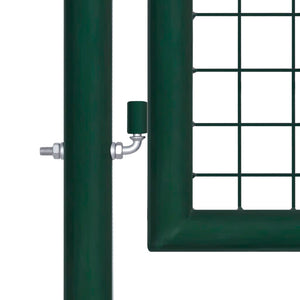 Galleria Design Fence Gate Steel 100x175 cm Green