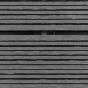 Galleria Design Outdoor Shower Tray WPC Stainless Steel 110x62 cm Grey